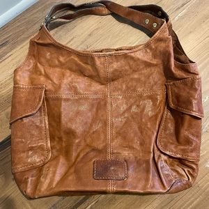 Vintage Fossil Handbag Leather
